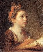 Jean Honore Fragonard A Young Scholar oil on canvas